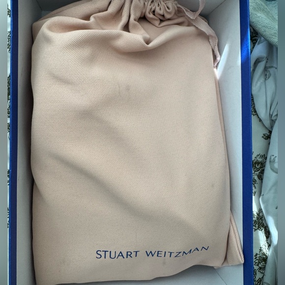 Stuart Weitzman NudistCurve Espadrille Wedge in Platino Gold size 8 - Picture 4 of 6